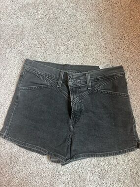 Levi's Black Denim Jean Shorts